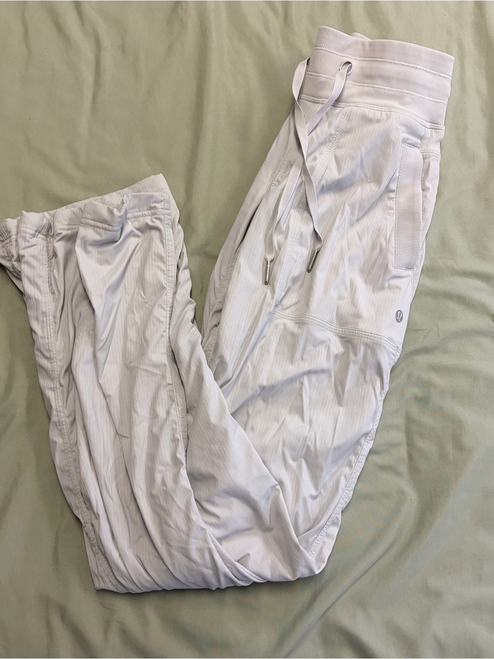 Cream white lululemon studio pants